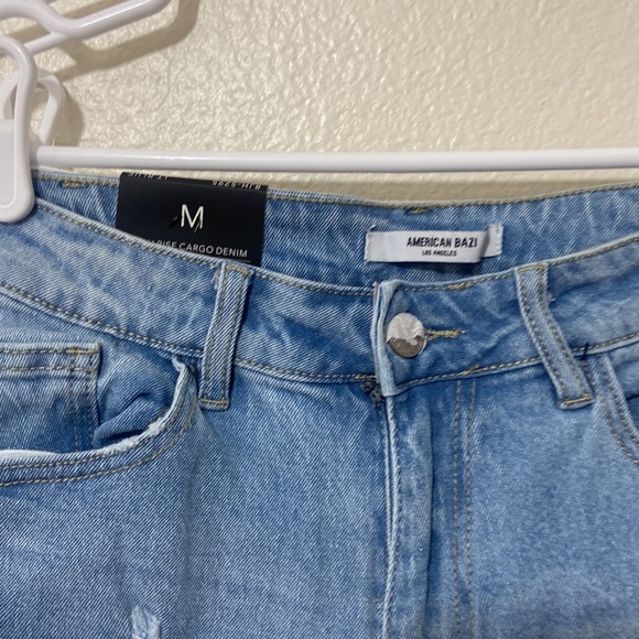 NWT High waist cargo jeans - Picture 4 of 7